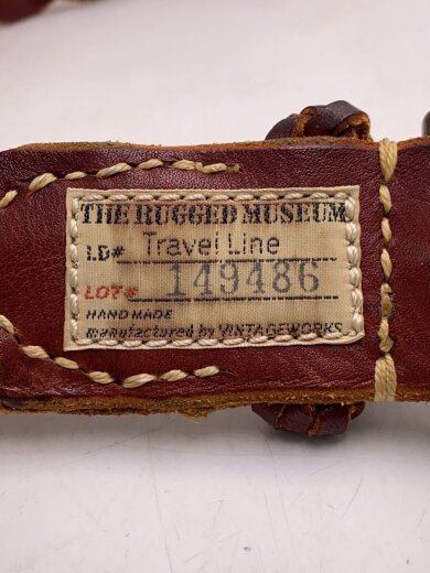 画像：THE RUGGED MUSEUMベルト/レザー/BRW/メンズ/1494863