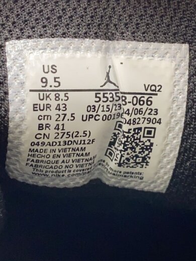 商品画像：ローカットスニーカー_553558-066/27.5cm/BLK 5