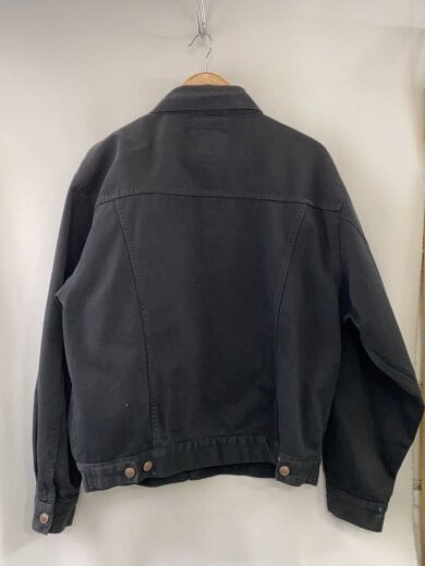 商品画像：トラッカージャケット/Gジャン/L/デニム/BLK/無地 2