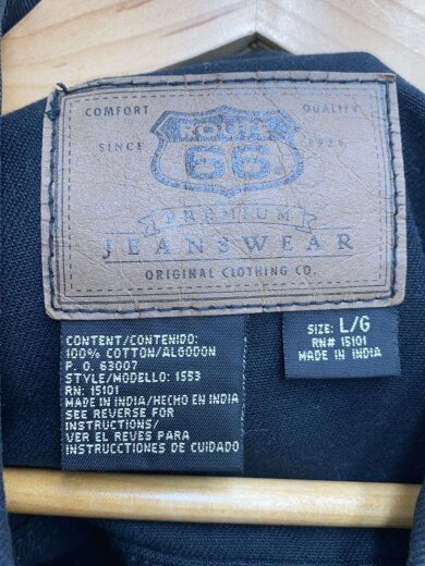 商品画像：トラッカージャケット/Gジャン/L/デニム/BLK/無地 3