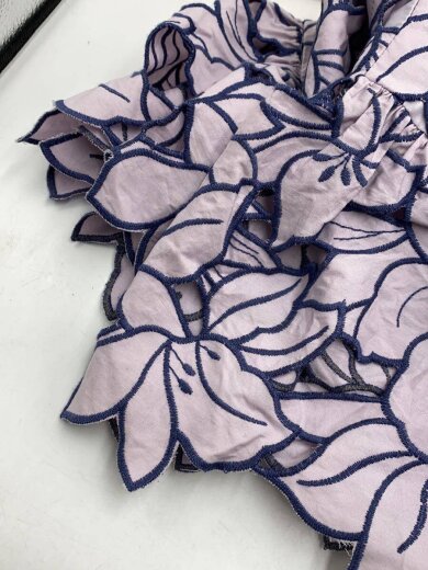 商品画像：Lorraine flower マーメイドワンピース/半袖ワンピース/S/コットン/PUP 6