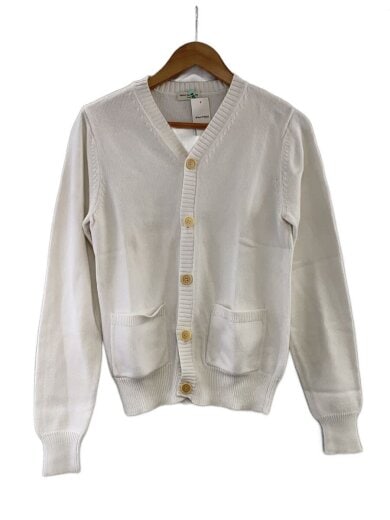 商品画像：カーディガン(薄手)/S/コットン/WHT/1153803// 1