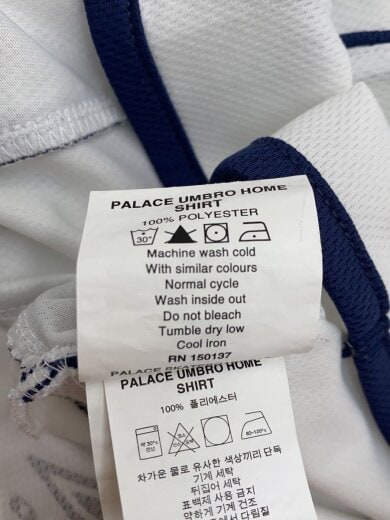 画像：PALACE × UMBROUMBRO/HOME SHIRT/Tシャツ/M/ポリエステル/WHT//4