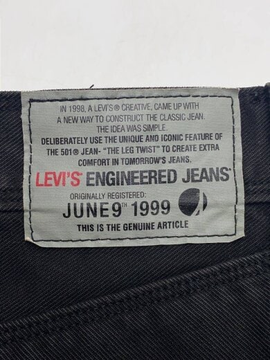 画像：Levi’s Engineered Jeansストレートパンツ/32/デニム/BLK4