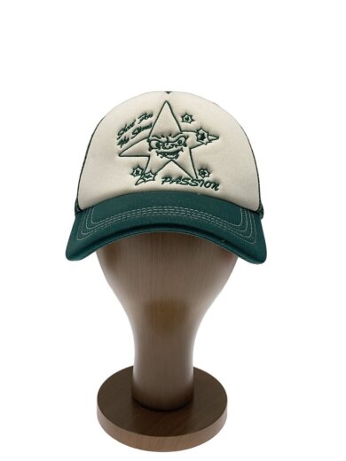 商品画像：PASSION/TARGET PRACTICE TRUCKER/メッシュキャップ/FREE/GRN/メンズ 1