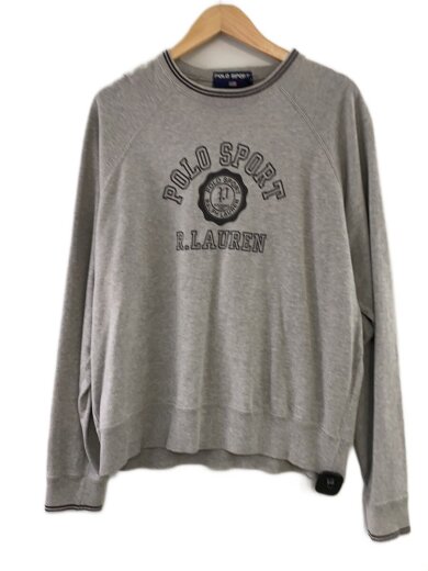 商品画像：長袖Tシャツ/L/コットン/GRY 1