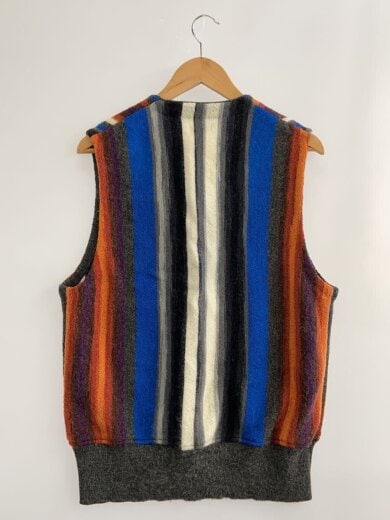 商品画像：MULTI STRIPE KNIT VEST/ニットベスト(厚手)/M/ウール/マルチカラー/ストライプ// 2