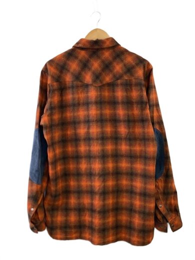 商品画像：Tamok Wool Shirt/長袖シャツ/L/ウール/ORN/チェック// 2