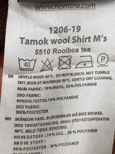 商品画像：Tamok Wool Shirt/長袖シャツ/L/ウール/ORN/チェック// 5