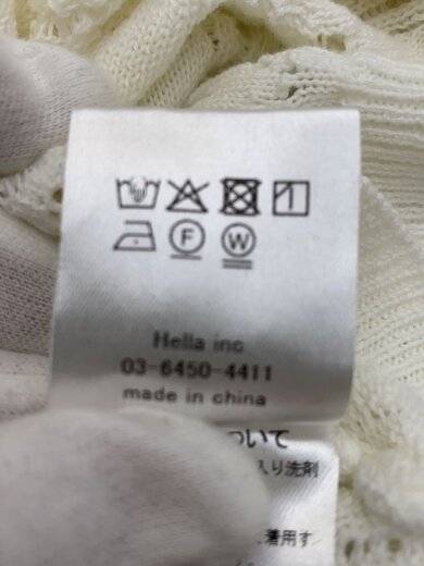 商品画像：crochet lace Vneck cardigan/カーディガン/FREE/アクリル/WHT/h261-// 5