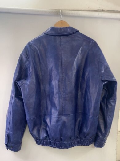 商品画像：25FW/eightynine DESERT JACKET/ジャケット/M/フェイクレザー/NVY 2