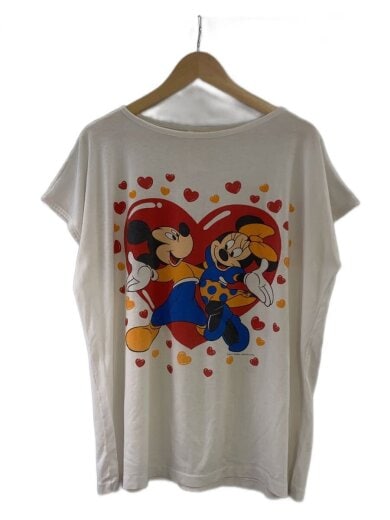 商品画像：Mickey loves Minnie/カットソー/40/コットン/WHT// 1
