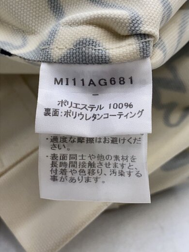 商品画像：プリーツ/トートバッグ/ポリエステル/WHT/総柄// 8