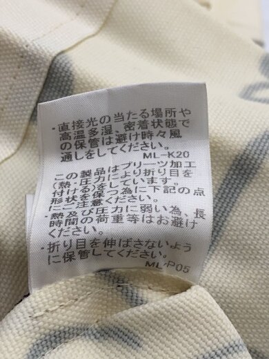 商品画像：プリーツ/トートバッグ/ポリエステル/WHT/総柄// 9