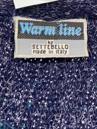商品画像：Warm line/イタリア製/ニットジャケット/カーディガン(厚手)/--/ウール/NVY/ボーダー// 3