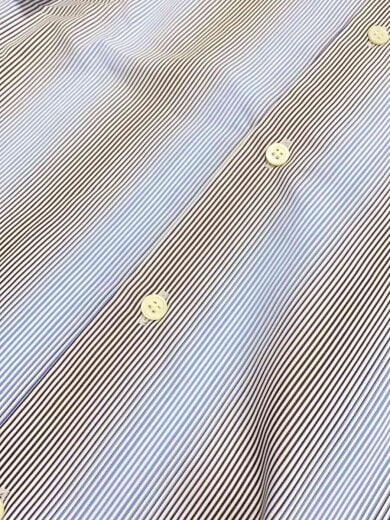 商品画像：Carltone Shirt/半袖シャツ/48/コットン/BLU/ストライプ/261-020742-3063-50 6