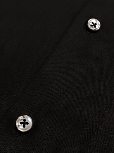 商品画像：Salon C.Lundman/SHORT SLEEVE SHIRT WITH NECKLACE/S/BLK 6