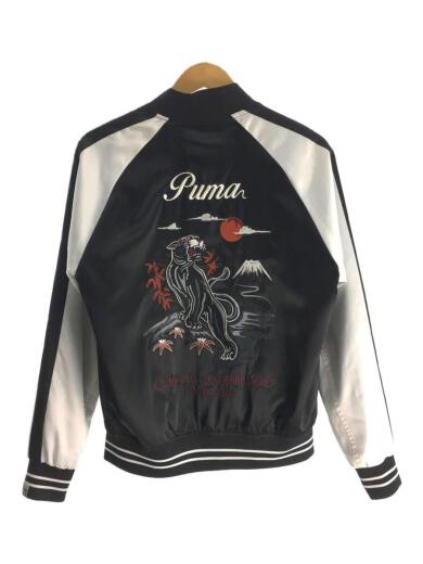 画像：PUMASOUVENIR JACKET/ピューマ/スカジャン/S/ポリエステル/ブラック/5741082