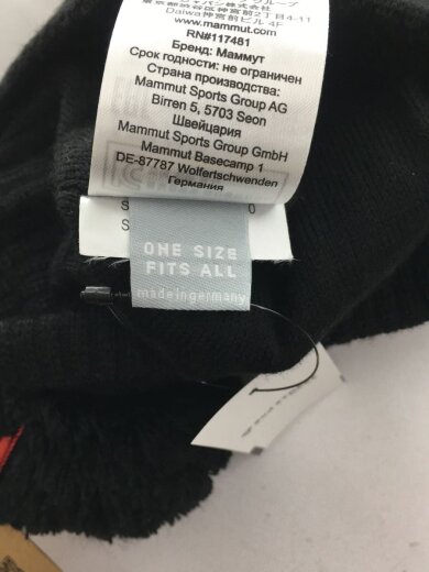 画像：MAMMUTPeaks Beanie/FREE/アクリル/ブラック/メンズ/1191-01100//4