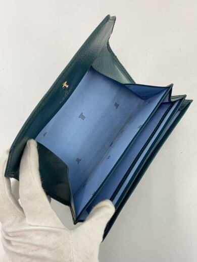 商品画像：長財布/レザー/GRN/無地/メンズ 5