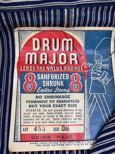 商品画像：Gジャン/38/コットン/IDG/ストライプ 3