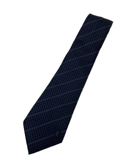 商品画像：ネクタイ/シルク/NVY/総柄/メンズ 1