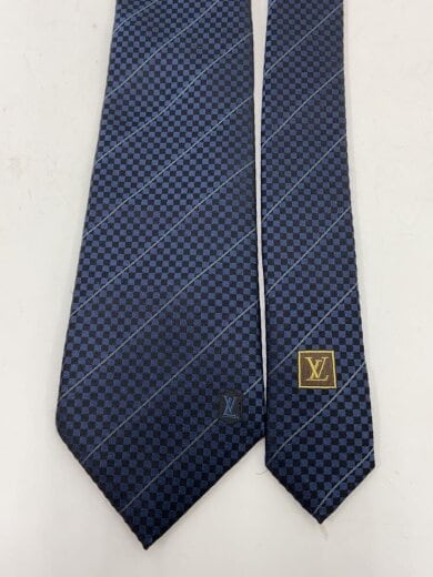 商品画像：ネクタイ/シルク/NVY/総柄/メンズ 2