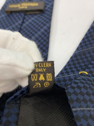 商品画像：ネクタイ/シルク/NVY/総柄/メンズ 5