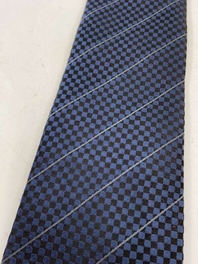 商品画像：ネクタイ/シルク/NVY/総柄/メンズ 8