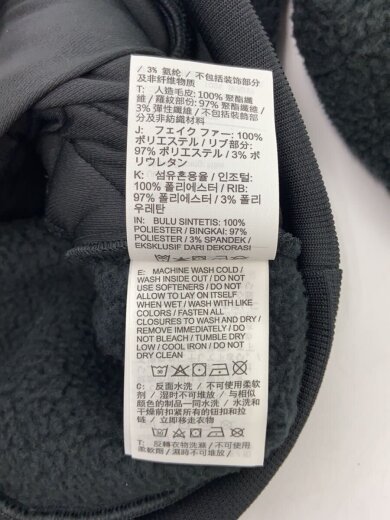 商品画像：フリースジャケット/XL/フェイクファー/BLK/HV1430-010 5