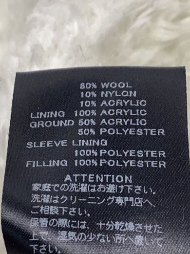 商品画像：ジップアップブルゾン/S/ウール/ネイビー×グレー/チェック 4