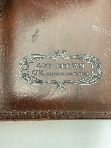 商品画像：UK.SADDLE LEATHER/3つ折り財布/レザー/BRW/無地/メンズ// 3