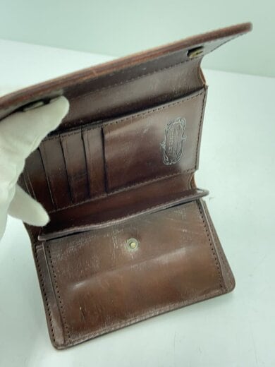 商品画像：UK.SADDLE LEATHER/3つ折り財布/レザー/BRW/無地/メンズ// 7