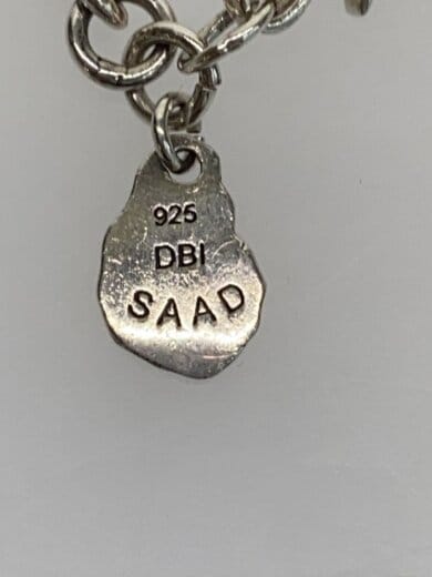 商品画像：ネックレス/SV925/カラーストーン/SLV/トップ有/メンズ/P-207-OZ-T-R 4