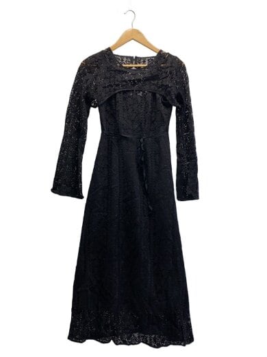 商品画像：アームボレロセットレースロングワンピ/O/コットン/BLK/FWFO245505// 1