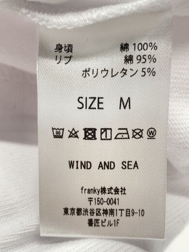 商品画像：Tシャツ/M/コットン/WHT/ペーズリー/WDS-C-MYGH-24-Q3-08 4