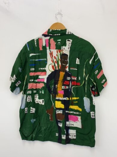商品画像：21SS/JEAN-MICHEL BASQUIAT S/S HAWAIIAN SHIRT/M/レーヨン/GRN/総柄// 2