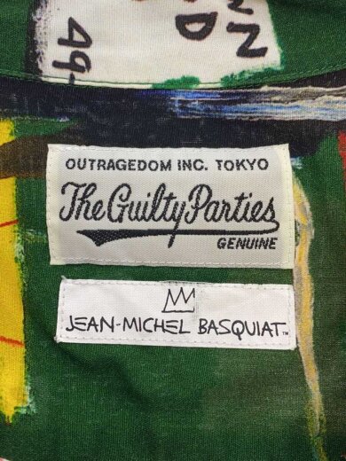 商品画像：21SS/JEAN-MICHEL BASQUIAT S/S HAWAIIAN SHIRT/M/レーヨン/GRN/総柄// 3