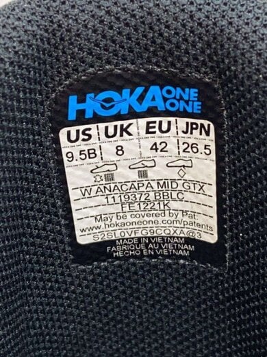 商品画像：ハイカットスニーカー/26.5cm/BLK/1119372 5