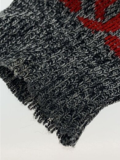 商品画像：ニット・セーター(厚手)/S/ウール/GRY/総柄 6