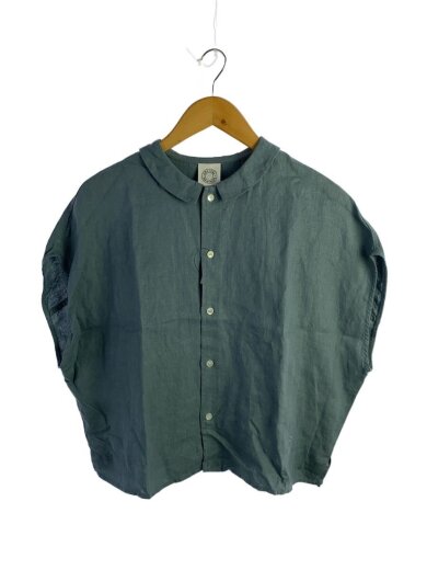 商品画像：半袖シャツ/1/リネン/BLU/OR-B0360 1