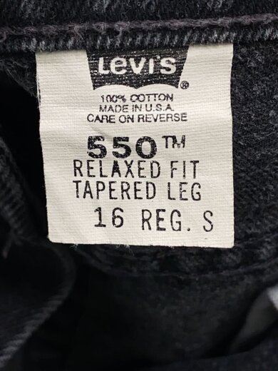 商品画像：ストレートパンツ/--/デニム/BLK 4