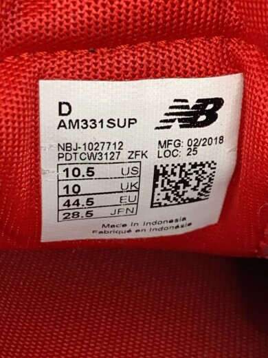 商品画像：ローカットスニーカー/28.5cm/BLK/AM331SUP 5