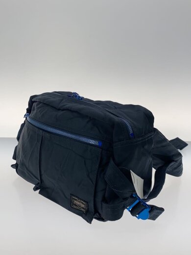 商品画像：ウエストバッグ/ナイロン/BLU/無地 2