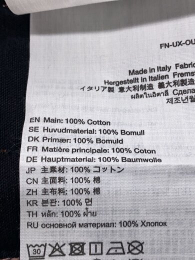 商品画像：ジャケット/M/コットン/BLK/無地/C90200 5