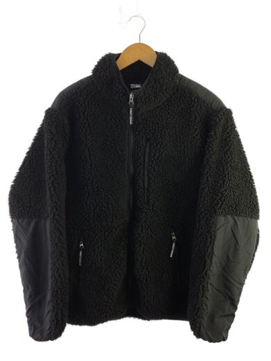 商品画像：フリースジャケット/L/ポリエステル/BLK/184-1516 1