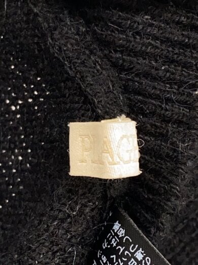 商品画像：ニット・セーター(薄手)/FREE/ウール/BLK/23080922125040 3