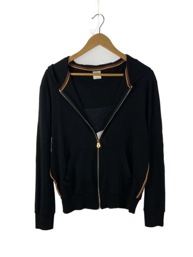 商品画像：ジップパーカー/L/ウール/BLK 1