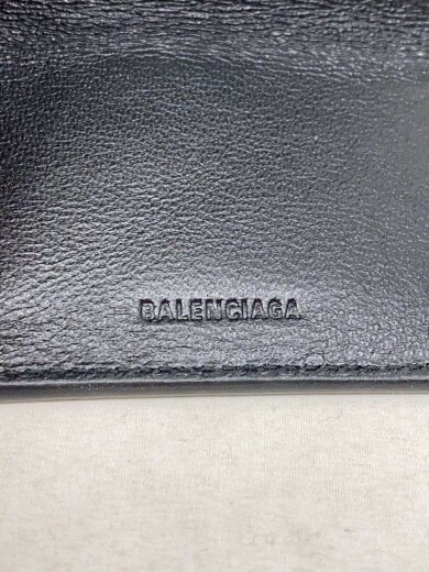 商品画像：3つ折り財布/レザー/BLK/総柄/メンズ/594312 2AAOC 3