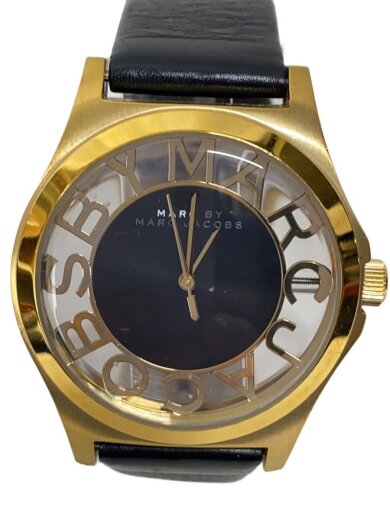 商品画像：クォーツ腕時計/アナログ/レザー/BLK/MBM1246 1